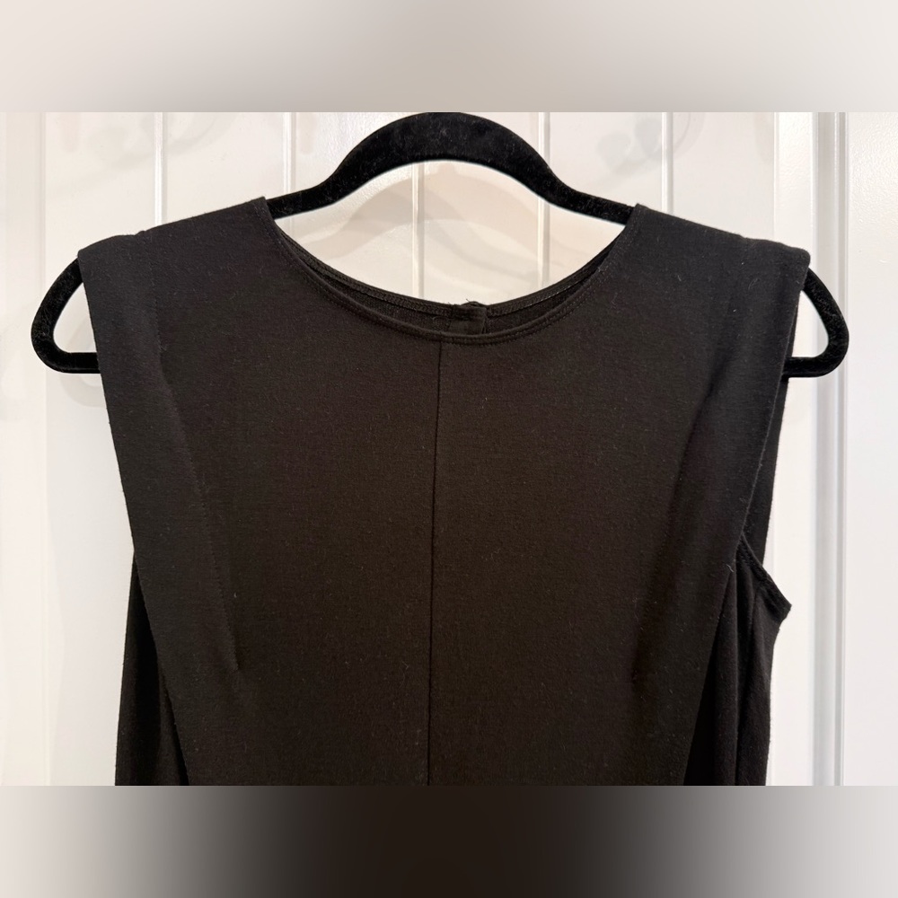 Max Studio Black Tie-Waist Jumpsuit